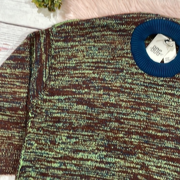 NWT Urban Outfitters BDG Marled Brown Caleb Pullover Sweater - Picture 5 of 10